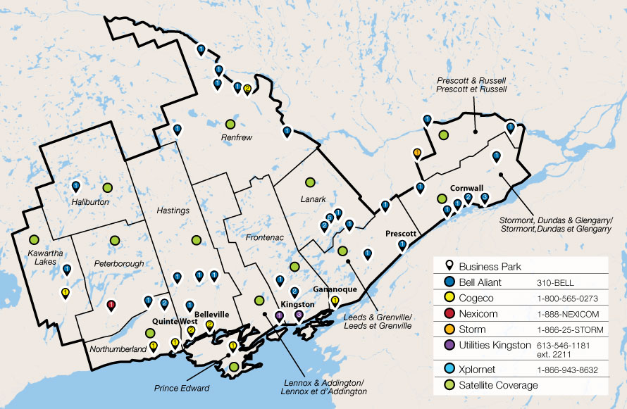 Map of Business Parks 